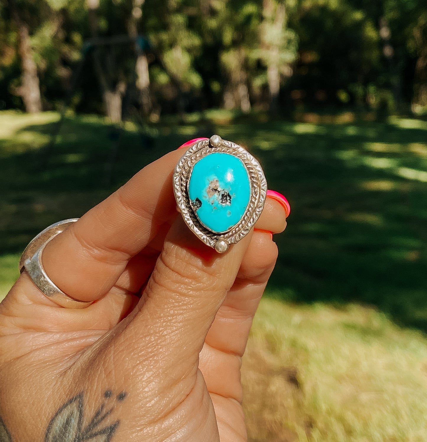 Native Made Willow Ring Size 8