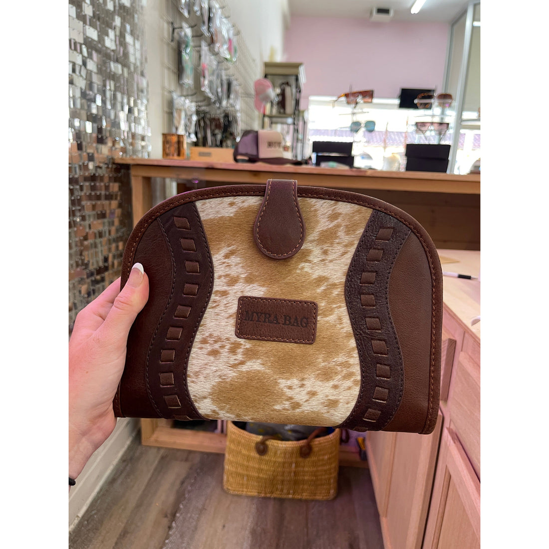 Cowhide & Leather Travel Case