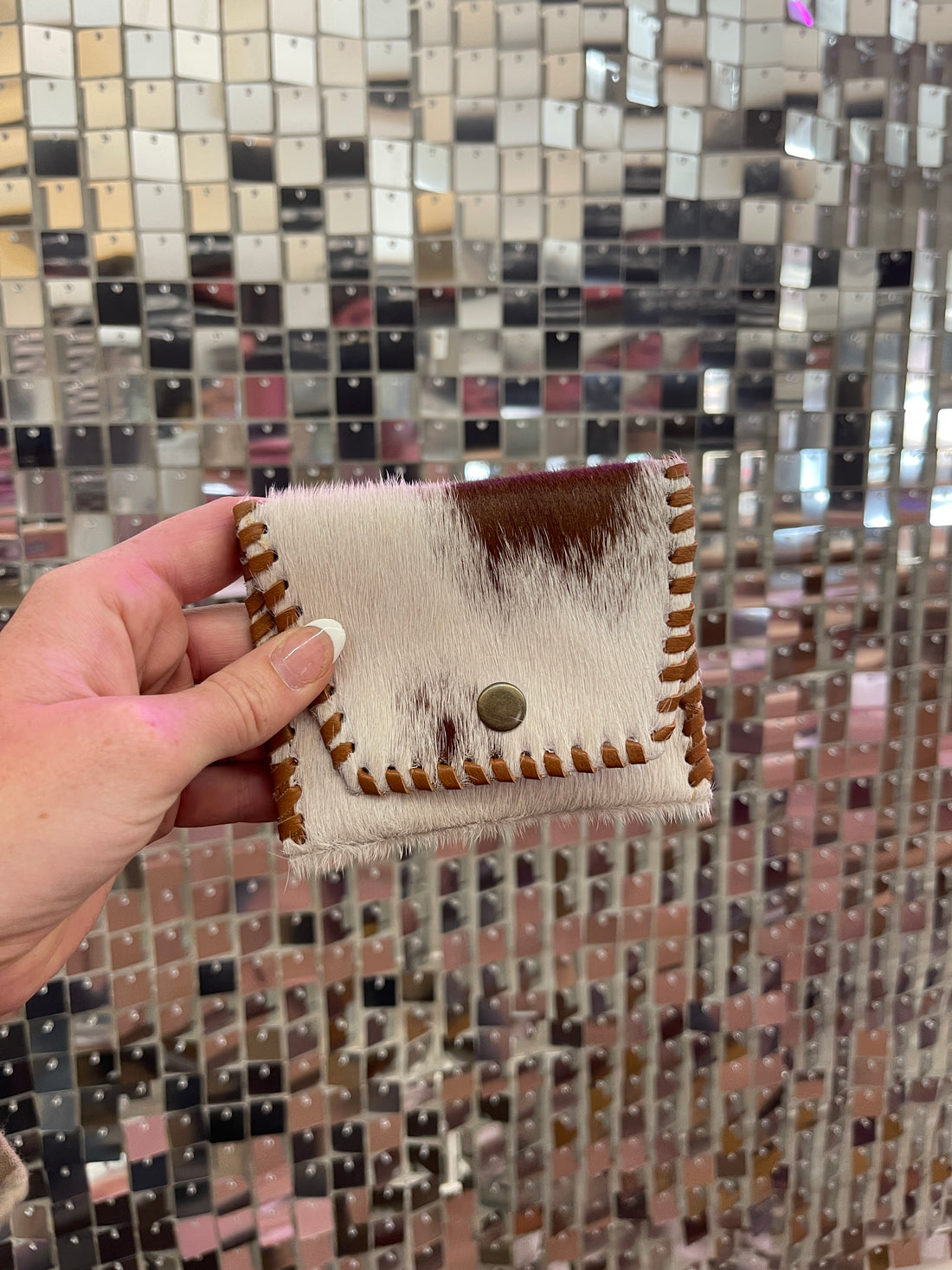 Cowhide Coin Purse