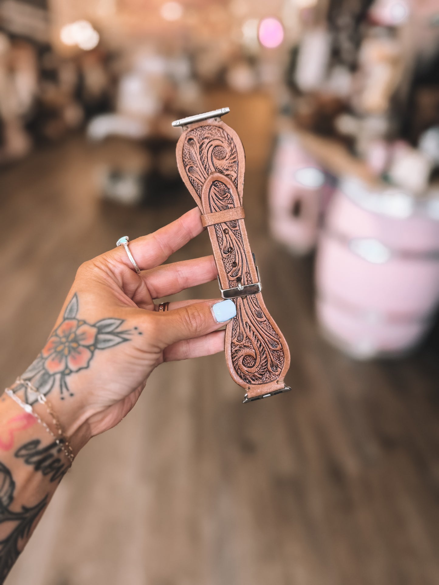 Saddle Tooled Apple Watch Band 42mm-45mm