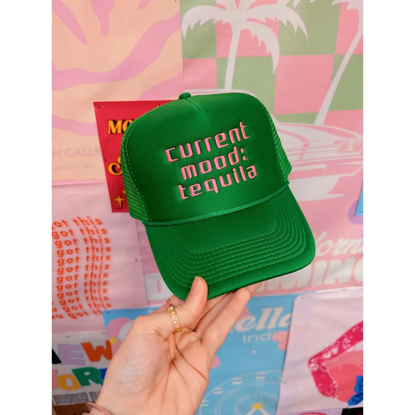 Current Mood Tequila Trucker Hat