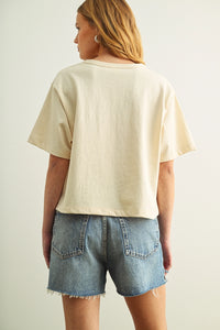 Boxy Cream Top