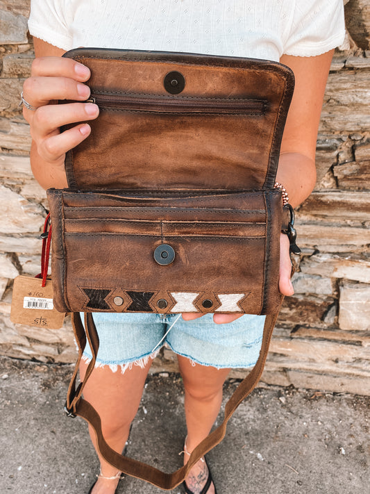ROSWELL COWHIDE HARPER CROSSBODY