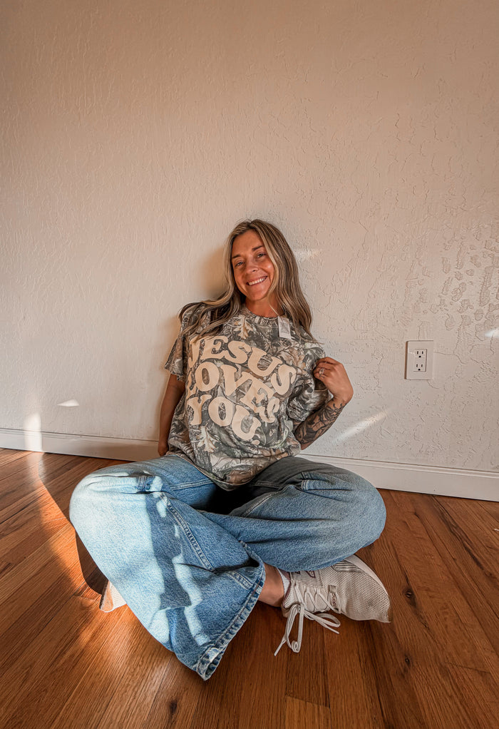Jesus Loves You Camo Tee