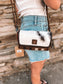 ROSWELL COWHIDE HARPER CROSSBODY