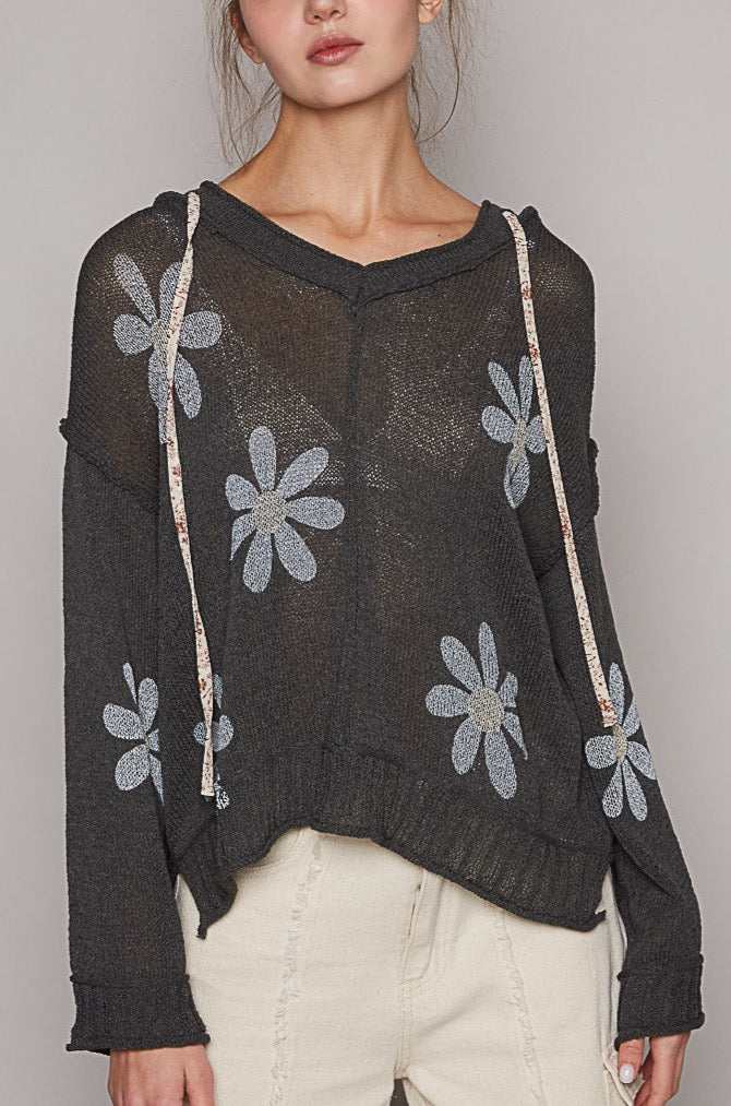Spring Floral Sweater