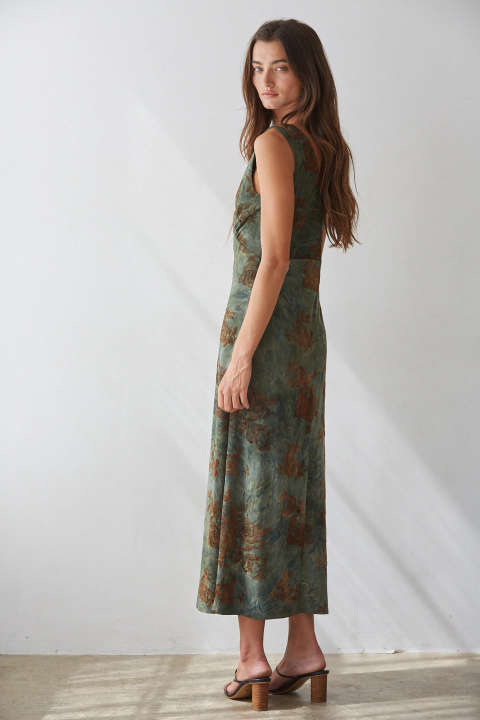 Autumn Romance Floral Dress