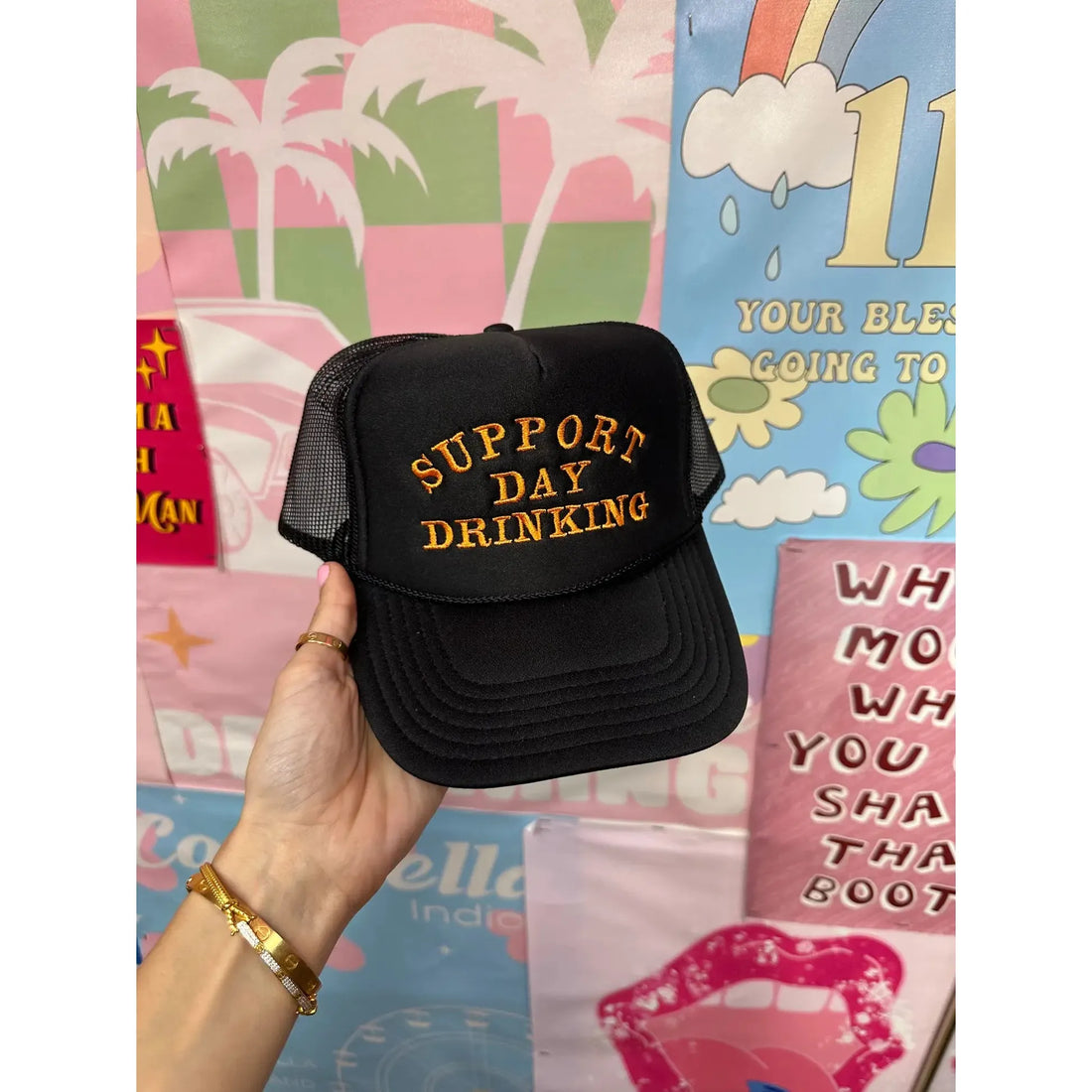 Support Day Drinking Trucker Hat