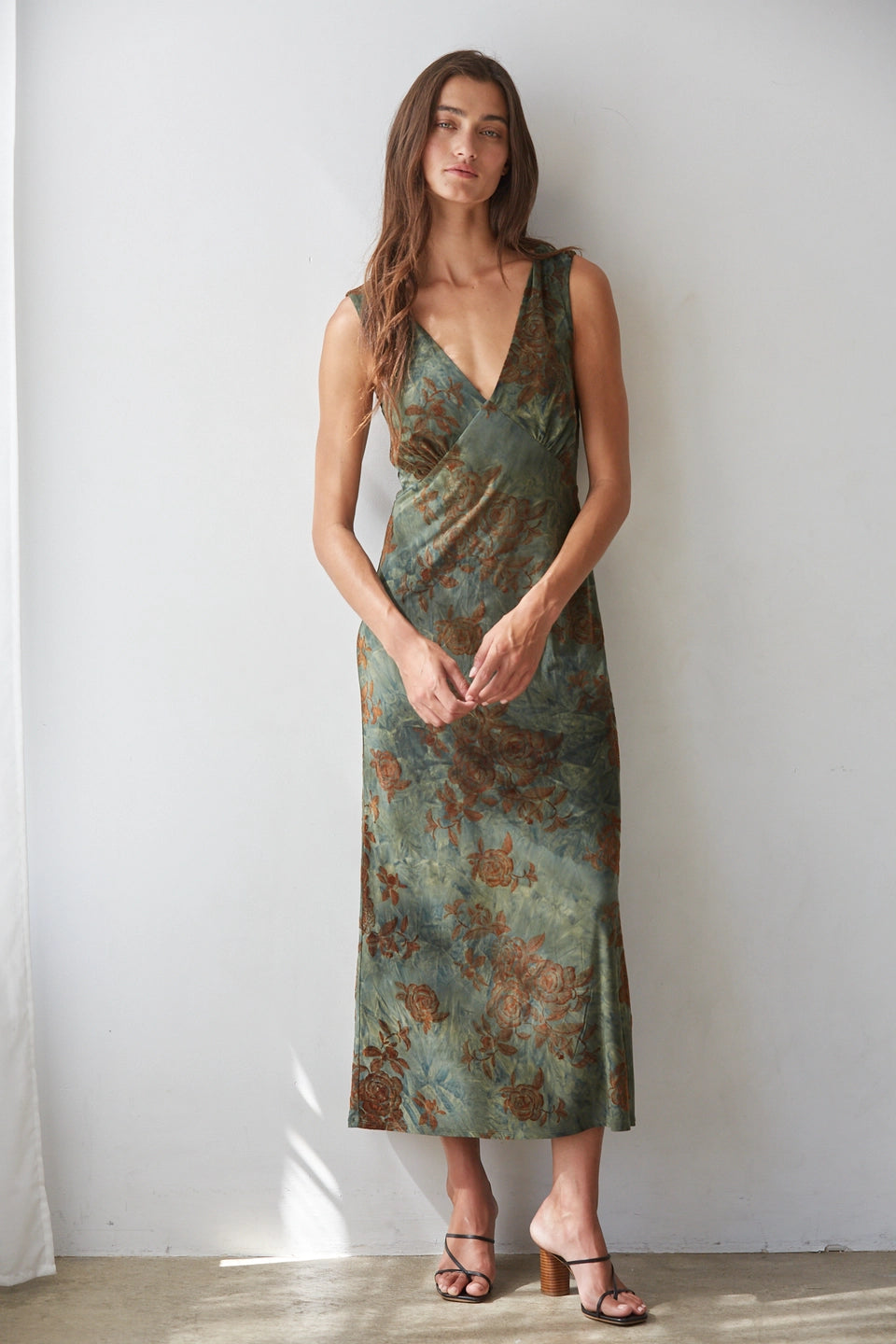 Autumn Romance Floral Dress