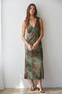 Autumn Romance Floral Dress