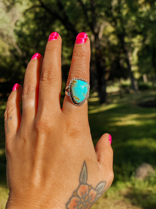 Native Made Indigo Ring Size 7