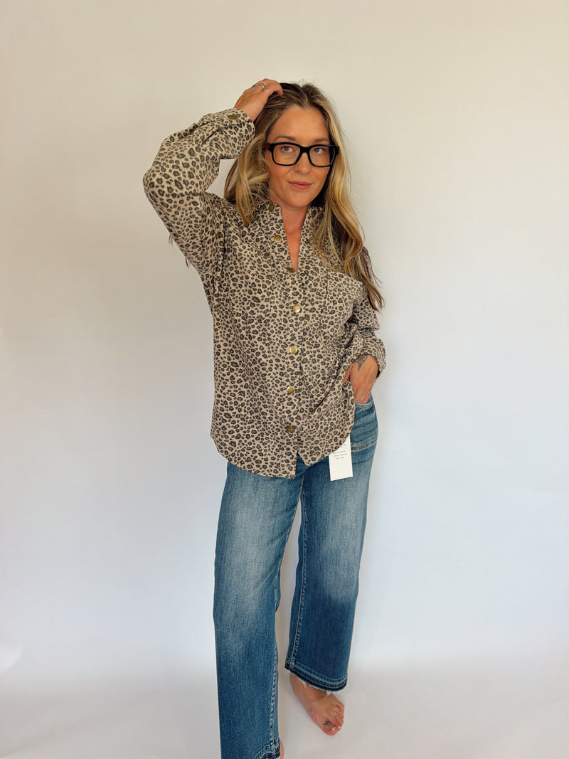 Soft Cheetah Shacket