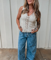 Lovestitch Tea Lace Top