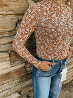 Paisley Lace Mesh Shirt