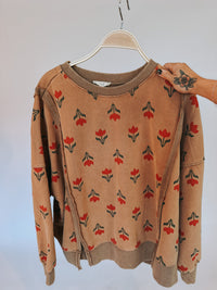 Ruby Floral Pullover
