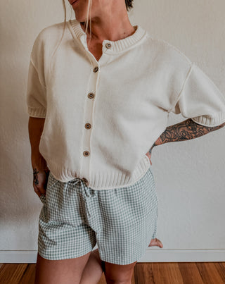 Spring White Sweater