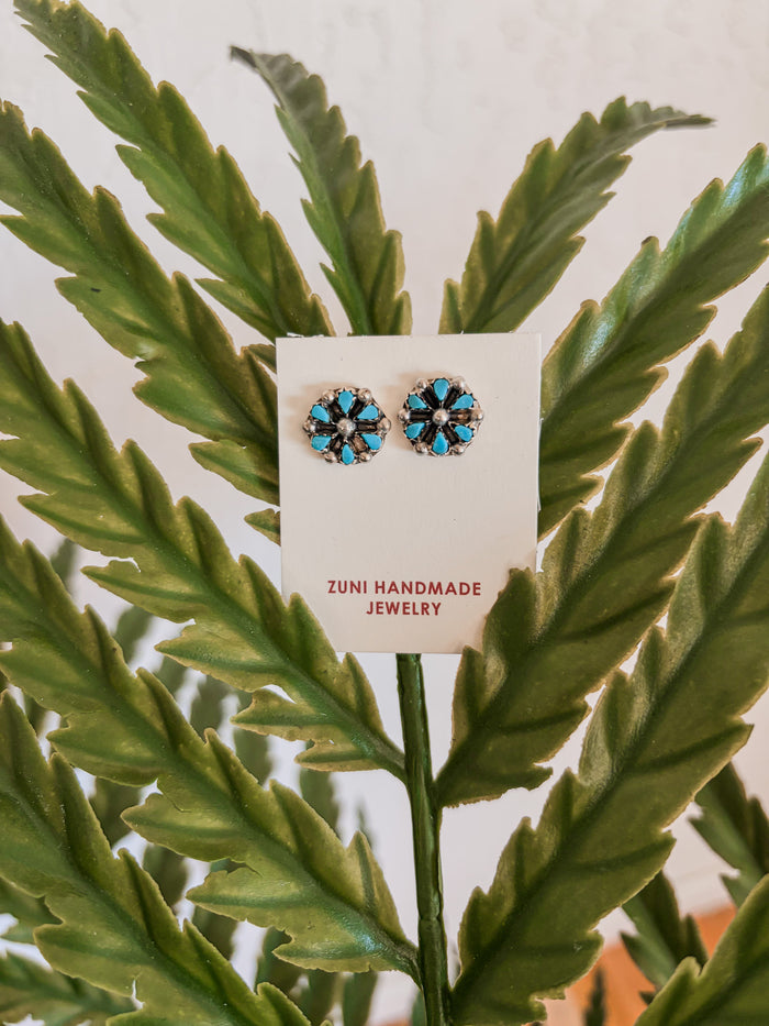 Mini Floral Turquoise Cluster