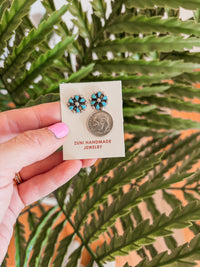 Mini Floral Turquoise Cluster