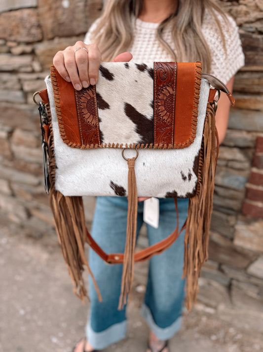 Propinquity Leather & Hairon Crossbody