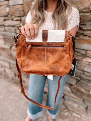 Tyson Trail Leather Hairon Crossbody