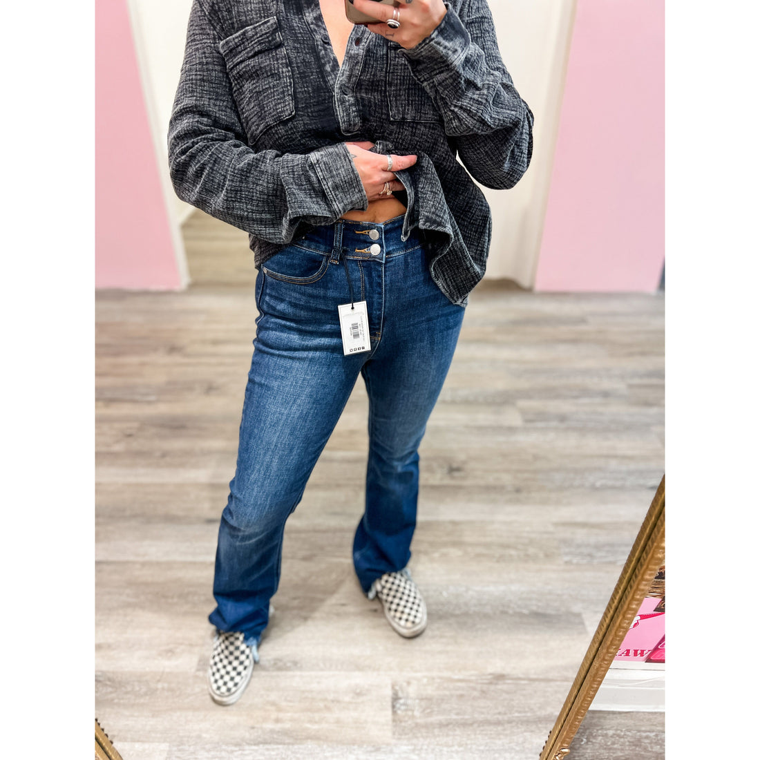 Judy Blues High Rise Vintage Bootcut Jeans