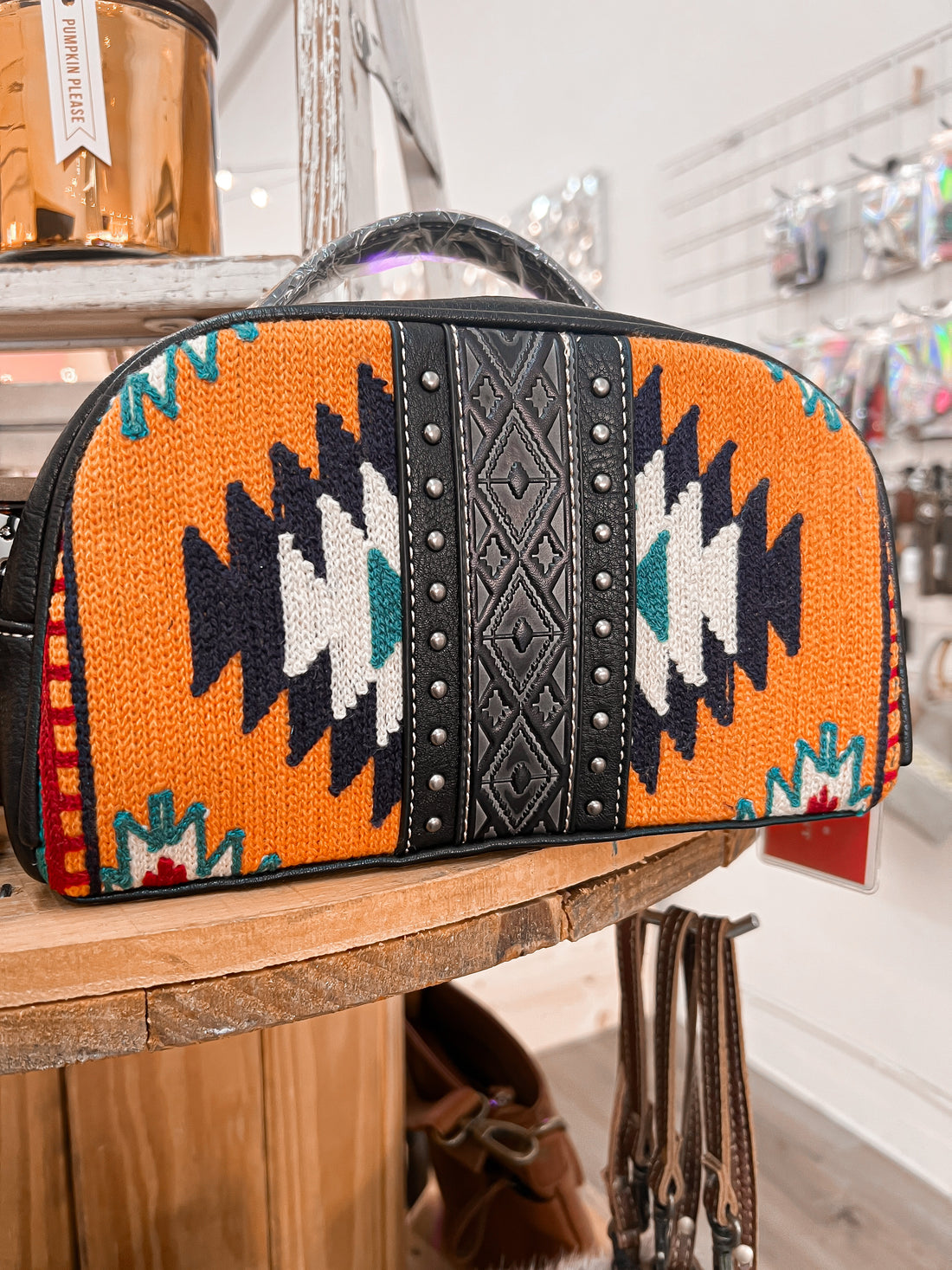 Aztec Tapestry Travel Pouch