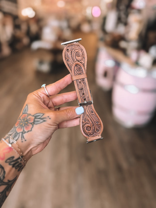 Saddle Tooled Apple Watch Band 42mm-45mm
