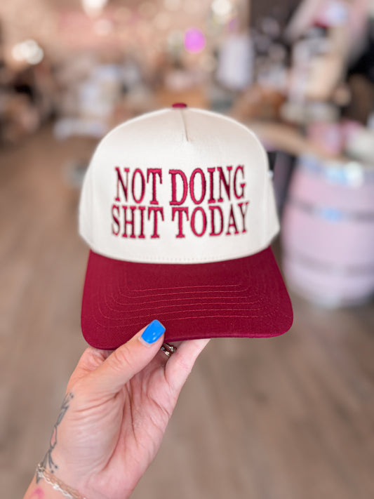 Not Doing Shit Trucker Hat