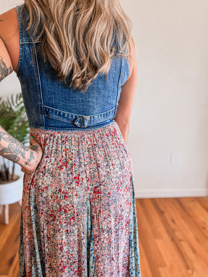 Vintage Inspired Denim Vest