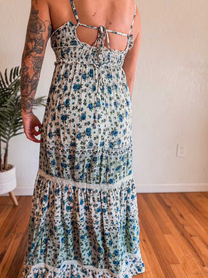 Meet Me At The Tea House Maxi Dress