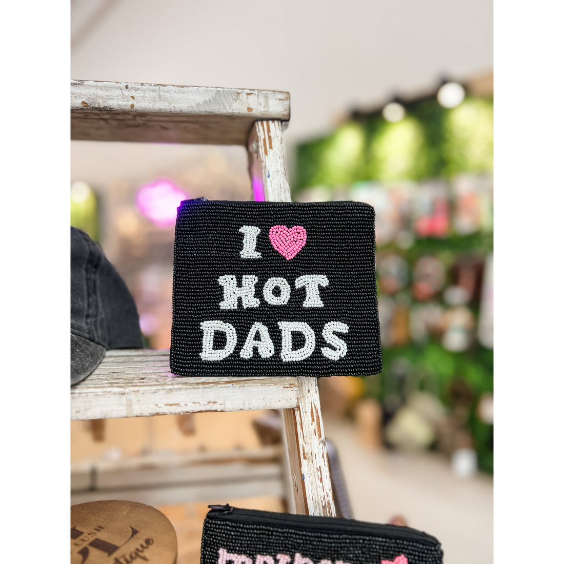 I Love Hot Dads Coin Pouch