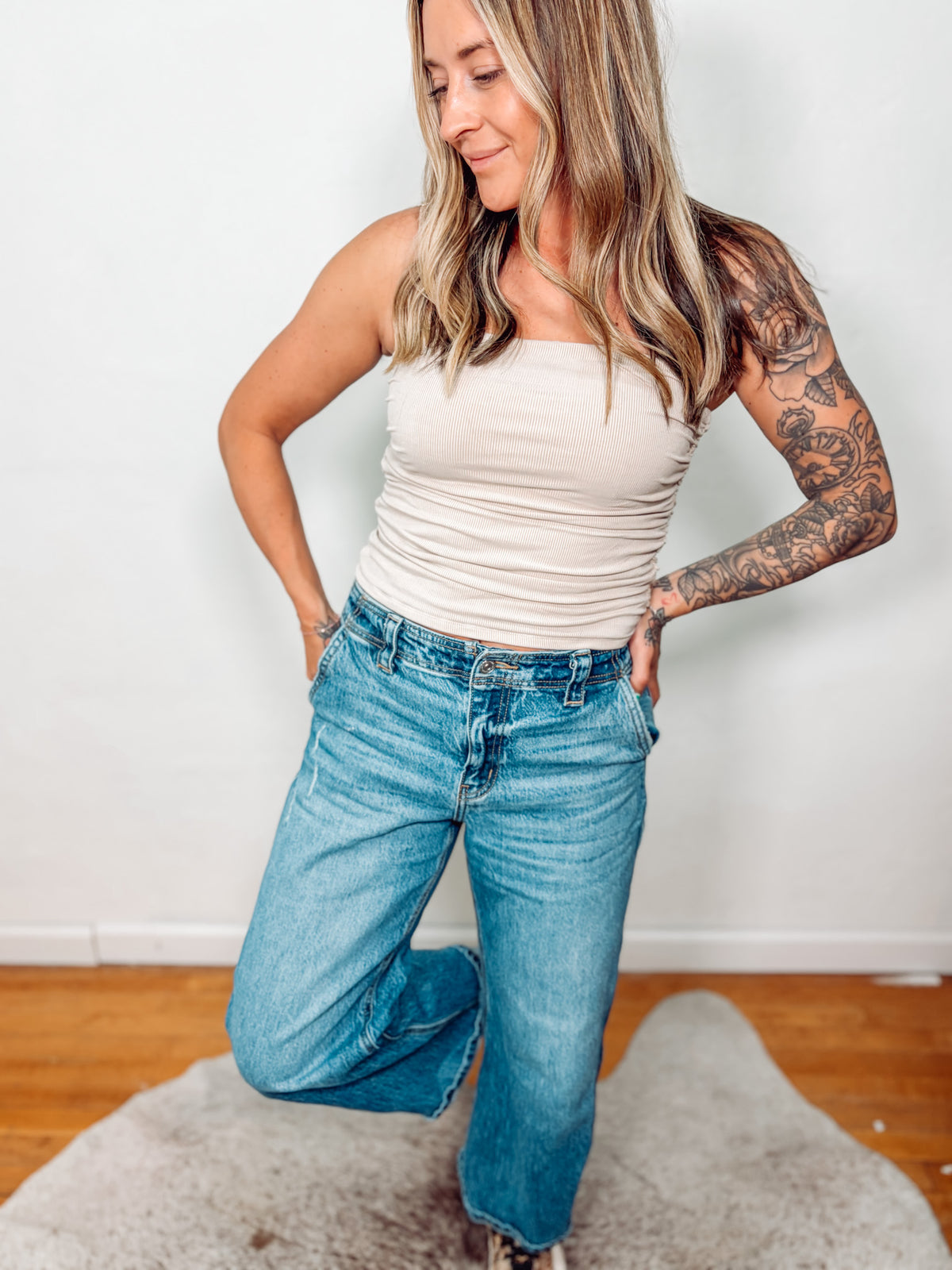 Jersey Ruched Crop Tube Top