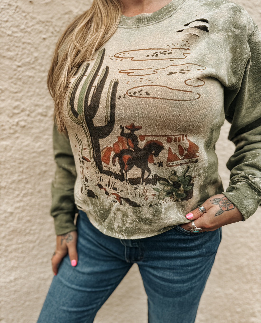 Cactus & Cowboys Matchbook Sweatshirt