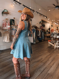 Denim Cotton Lyocell Dress