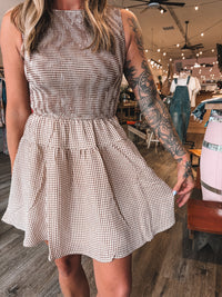 Gingham Mini Dress