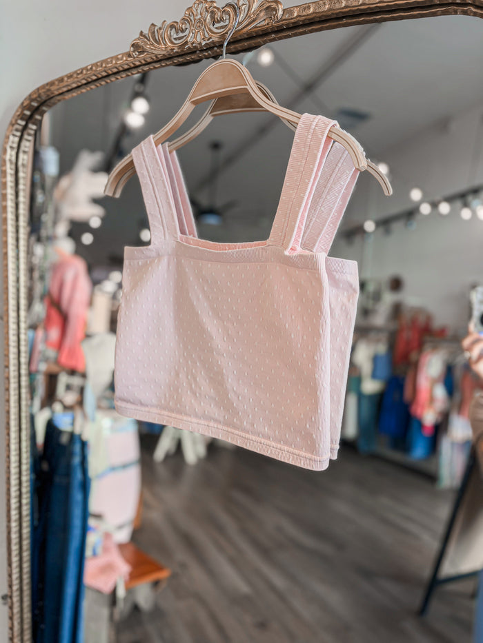 Nikibiki Square Polka Dot Cropped Bralette