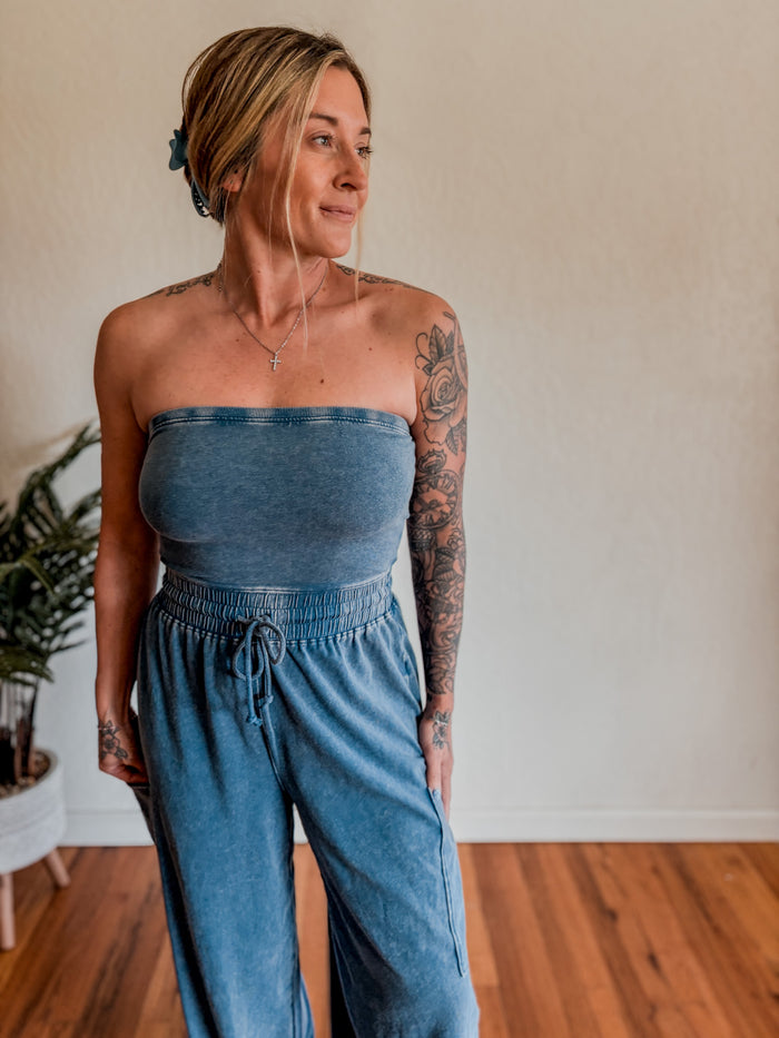 Tube Top Jumpsuit