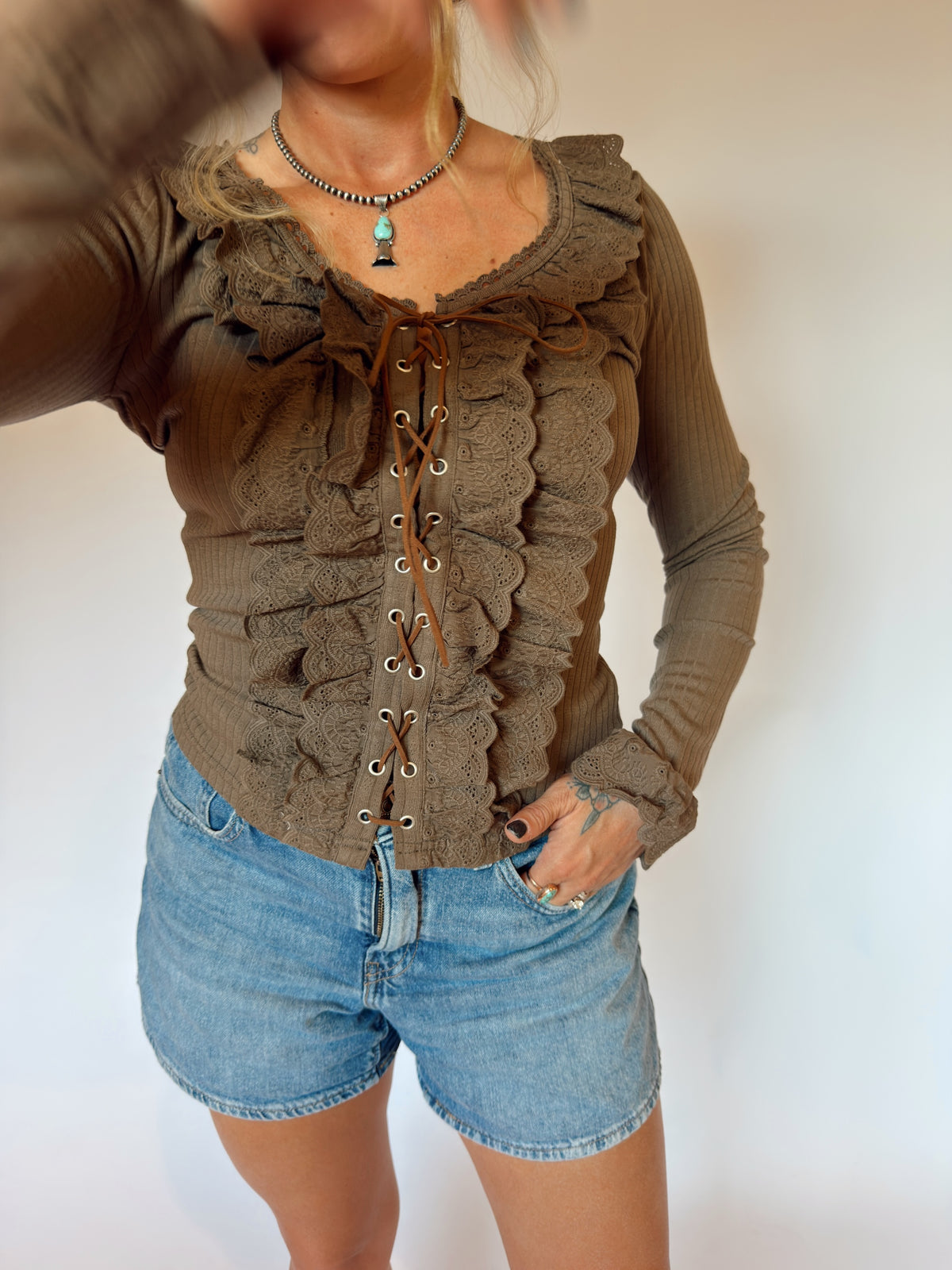 Miss Me Ruffle Top
