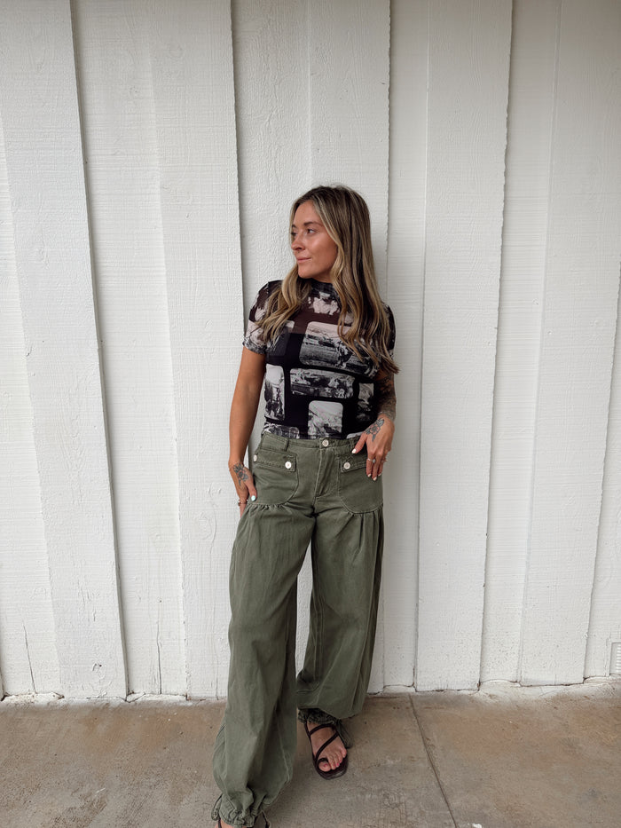 Olive & Oak Wide Leg Pants