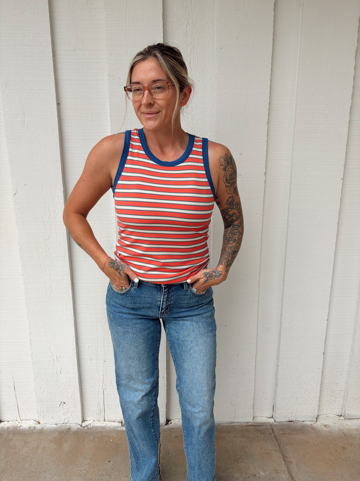 Boardwalk Stripe Tank
