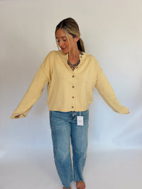 Honey Yellow Cardigan