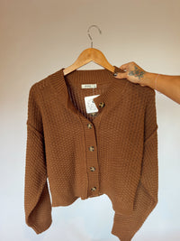 Teddy Brown Cardigan