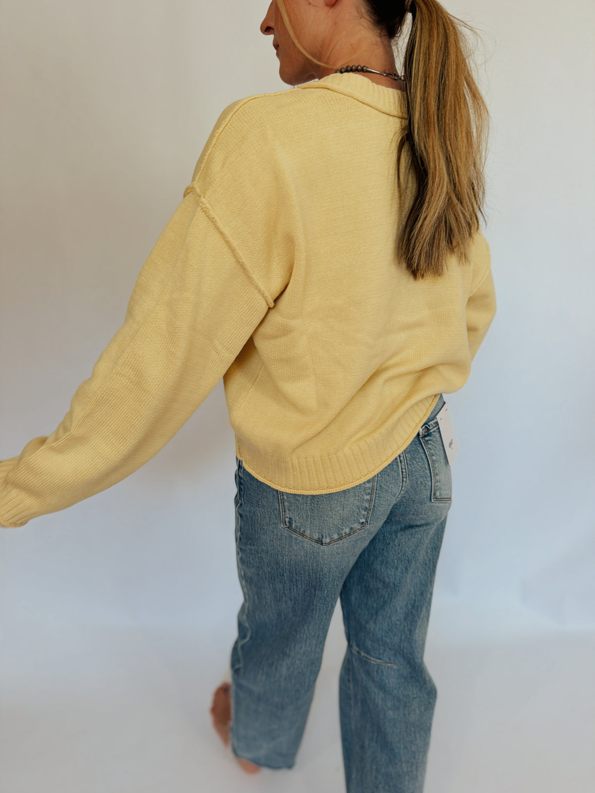 Honey Yellow Cardigan