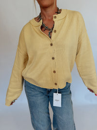 Honey Yellow Cardigan