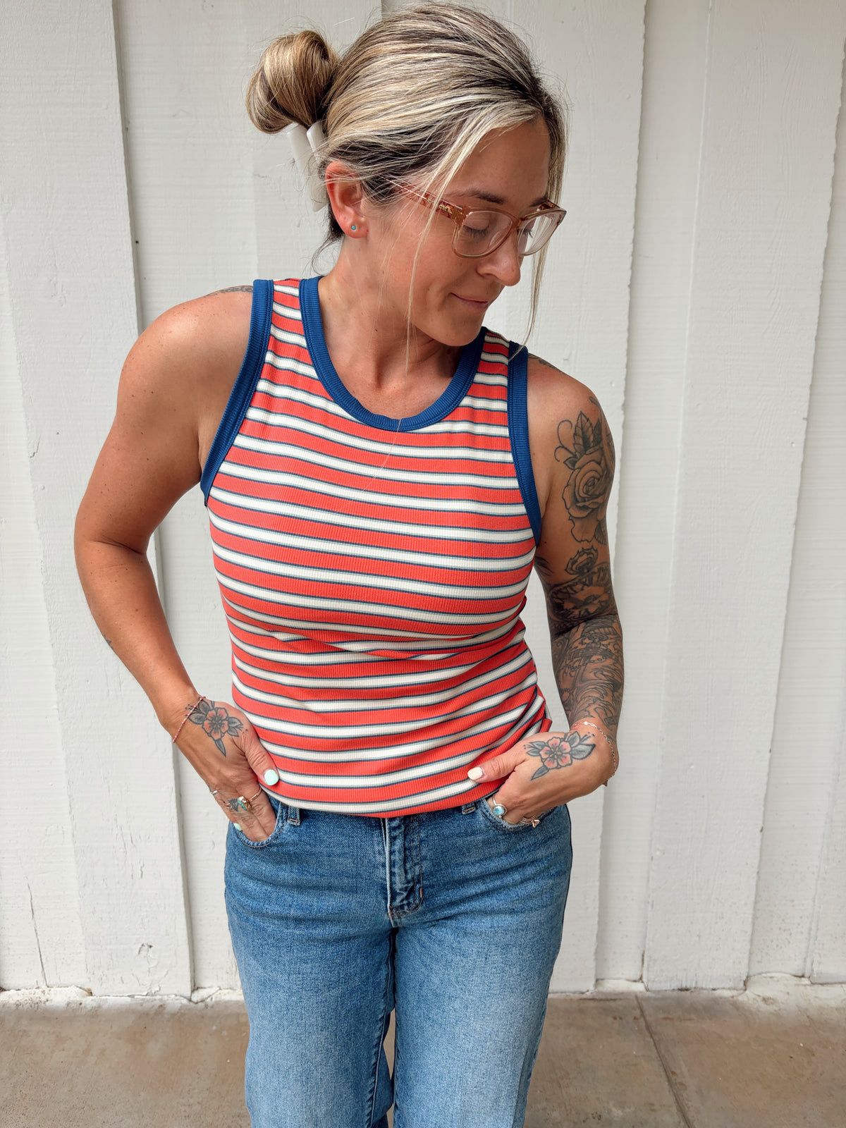 Boardwalk Stripe Tank
