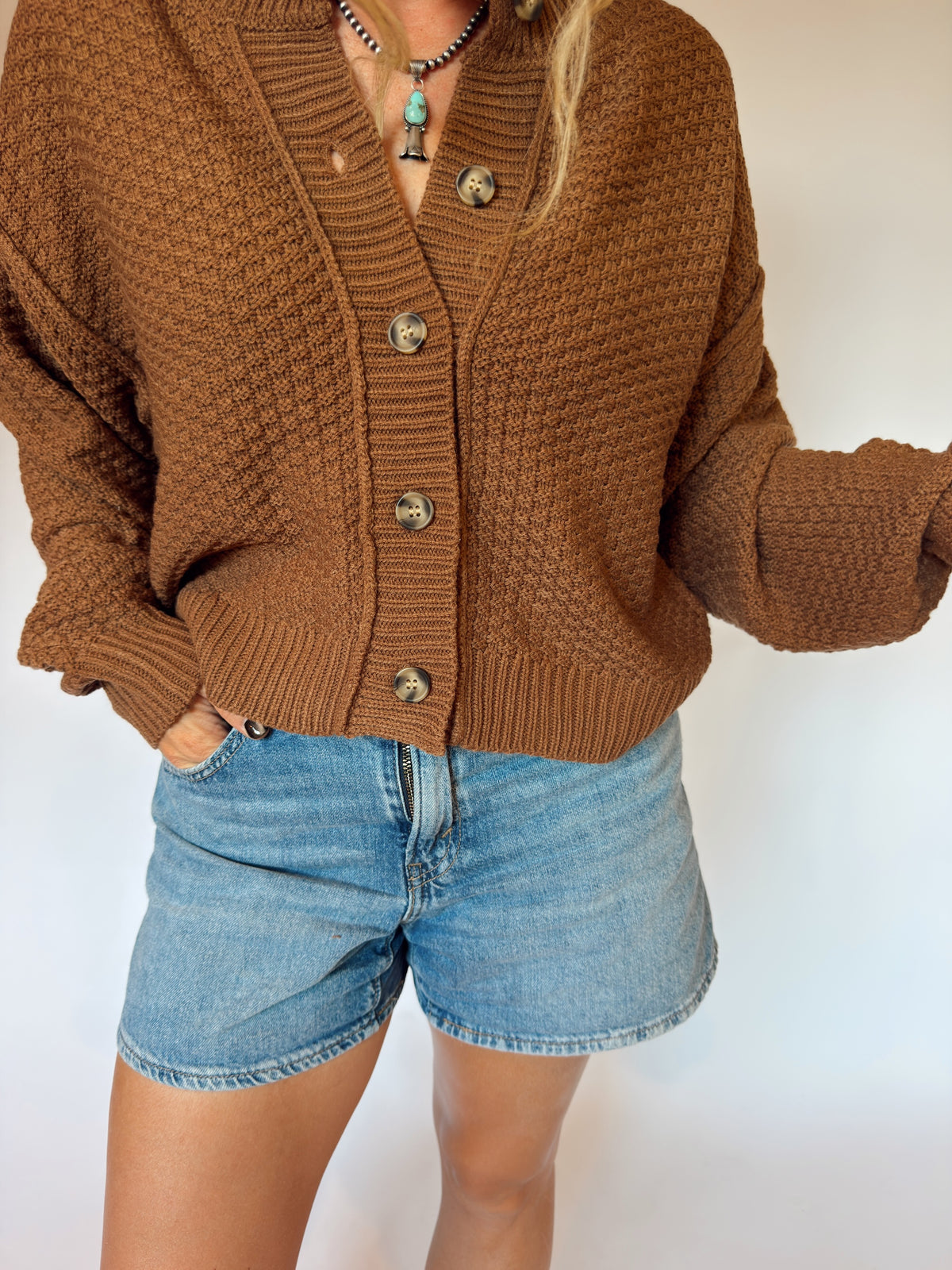 Teddy Brown Cardigan