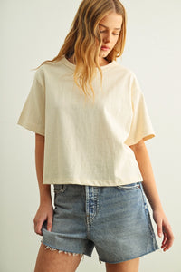 Boxy Cream Top