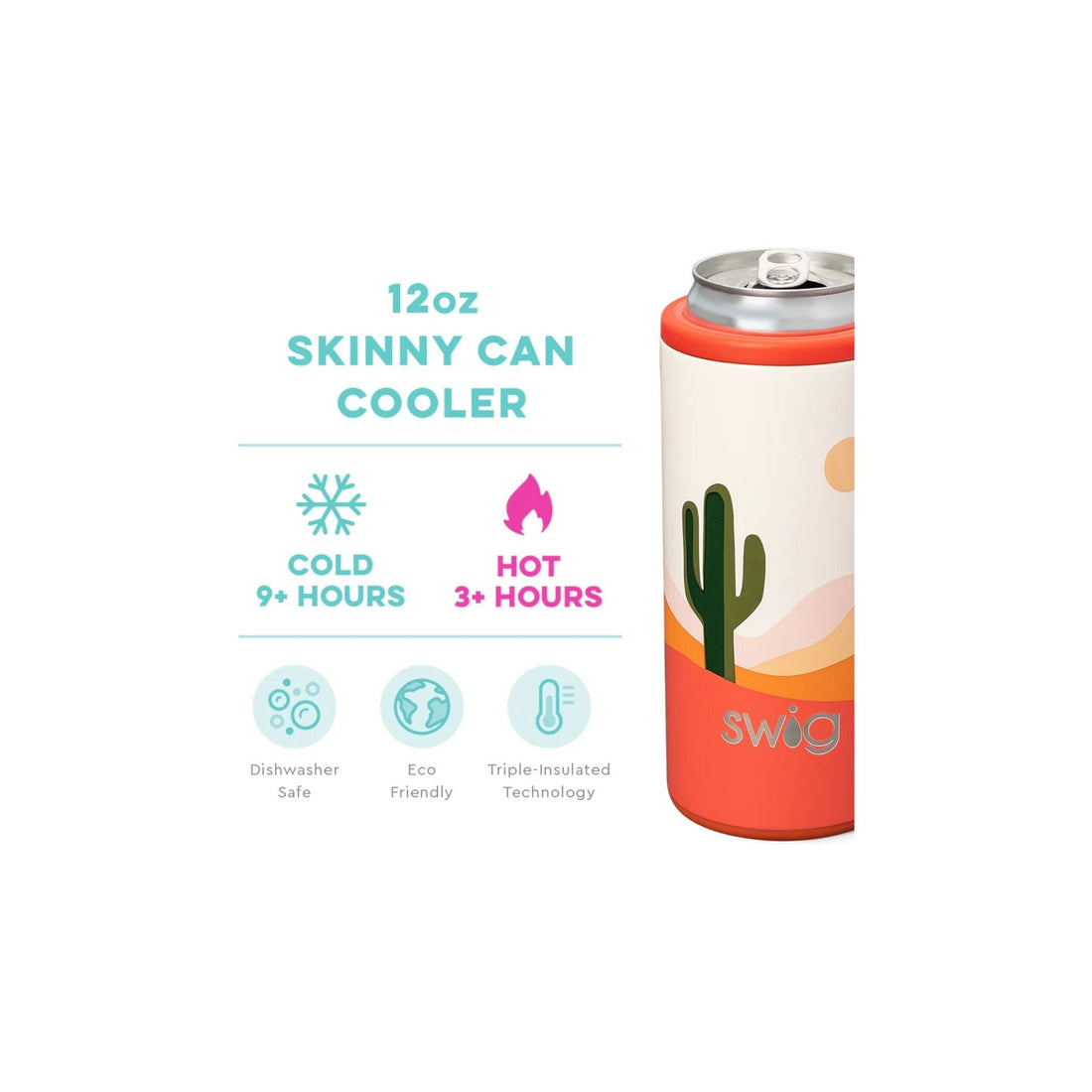 Boho Skinny Can Cooler 12oz