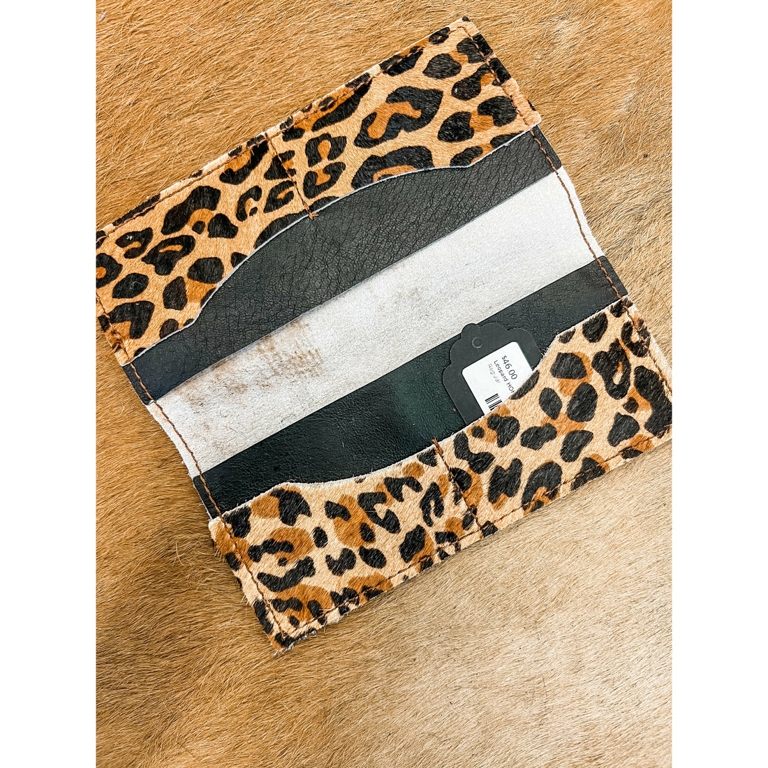 Leopard HOH Wallet Turquoise Slab